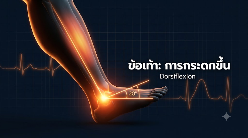 Ankle Dorsiflexion มุมกระดกข้อเท้า