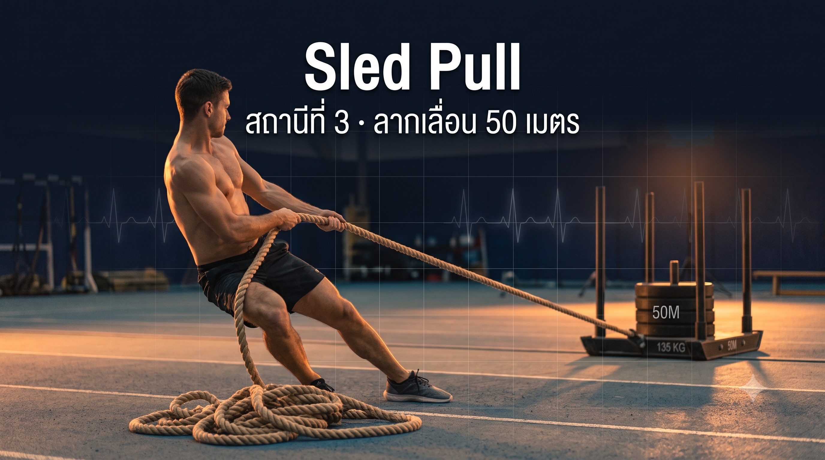 สถานี Sled Pull