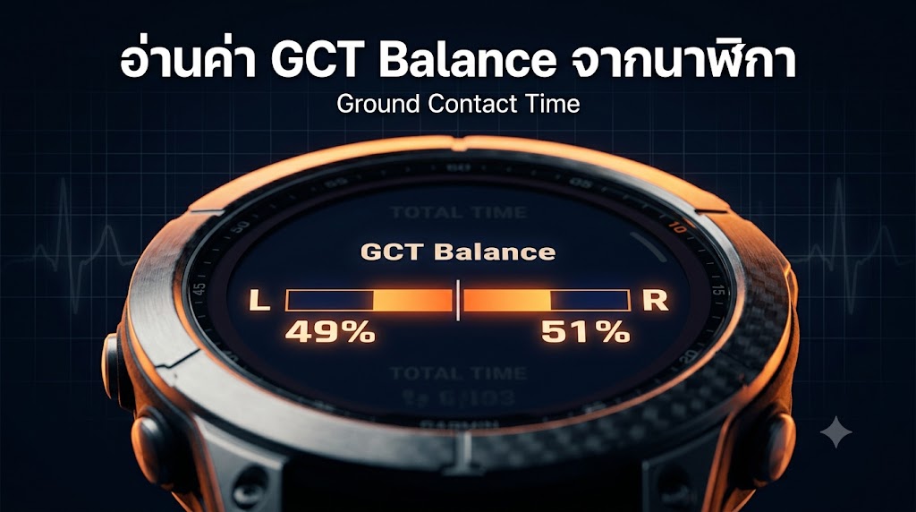 GCT Balance บนนาฬิกาวิ่ง