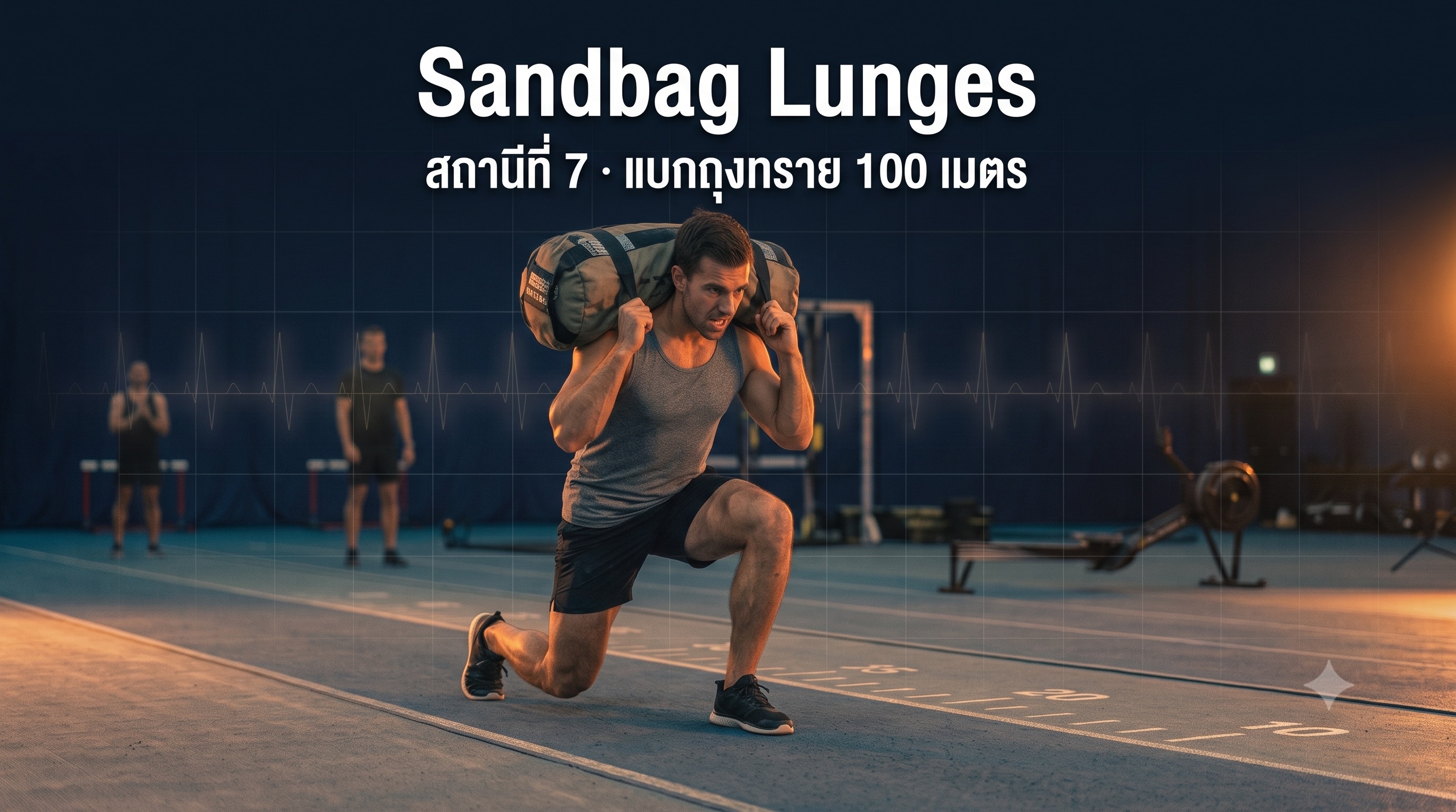 สถานี Sandbag Lunges