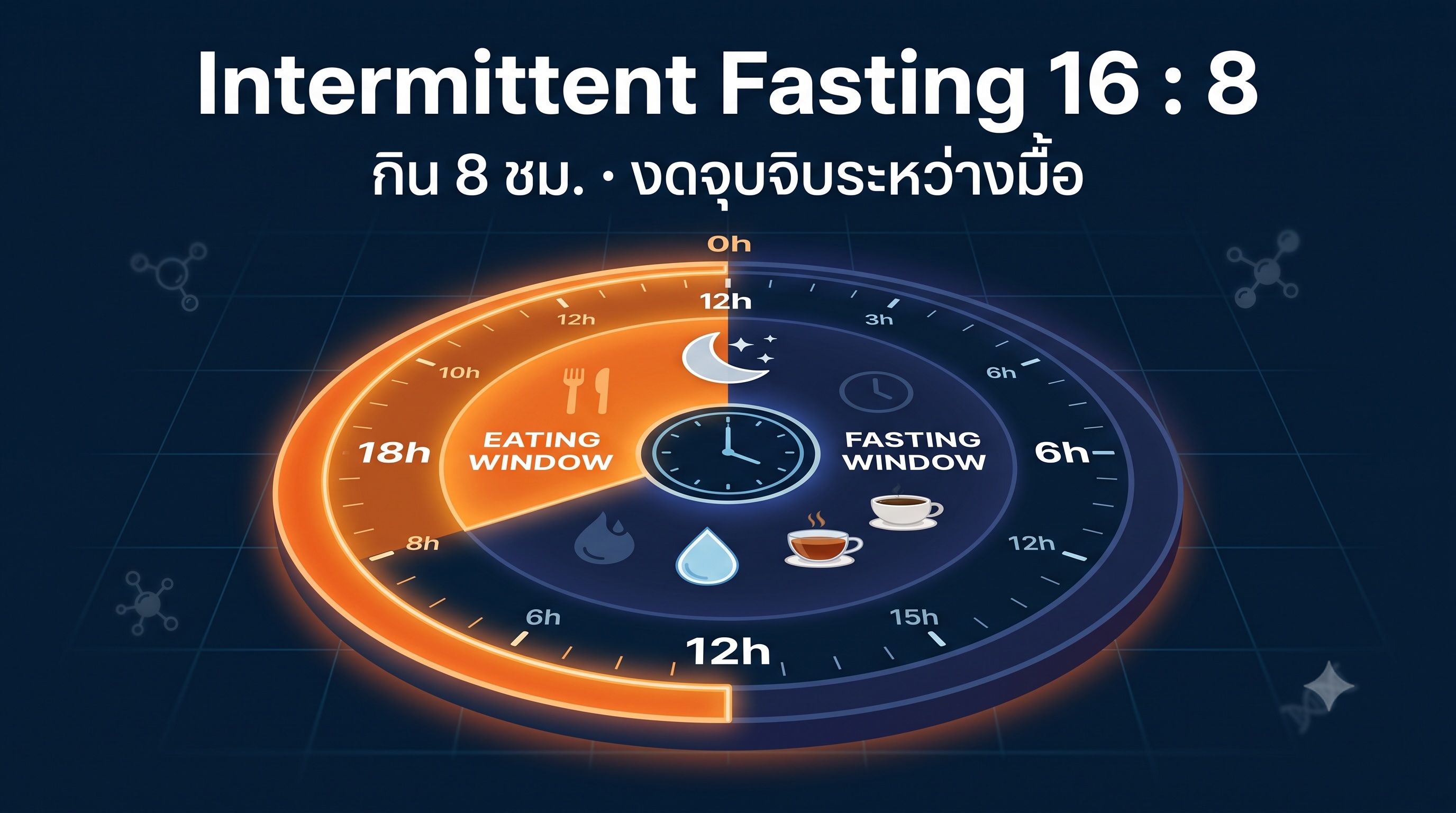 Intermittent Fasting 16 ต่อ 8