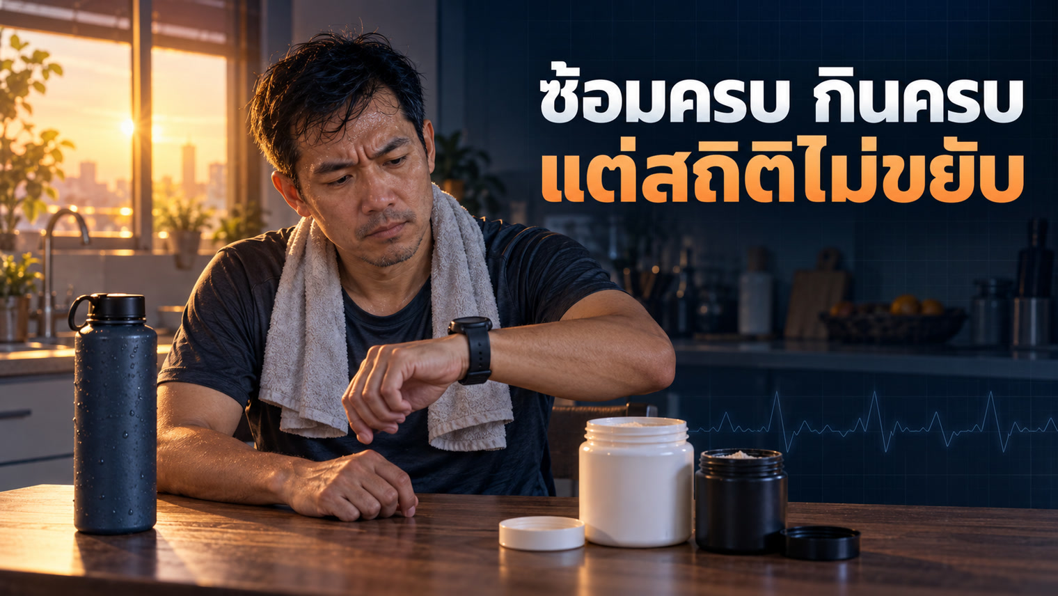 ซ้อมครบทุกโปรแกรม พักพอ กินวิตามินทุกวัน แต่สถิติกลับไม่ขยับ
