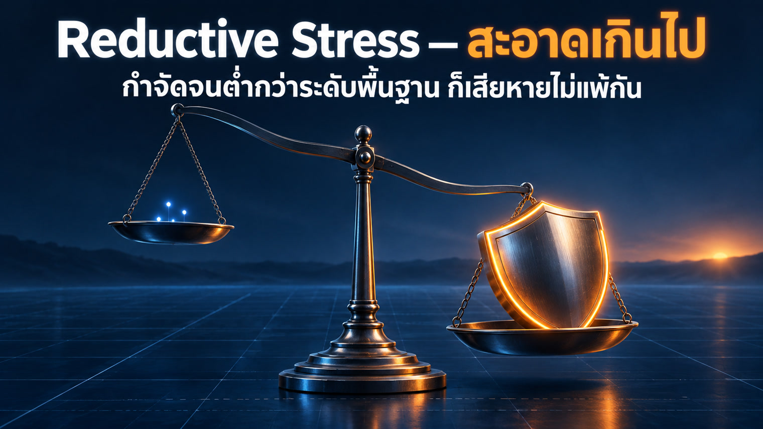 Reductive Stress - สะอาดเกินไปก็เสียหายไม่แพ้เครียดเกินไป
