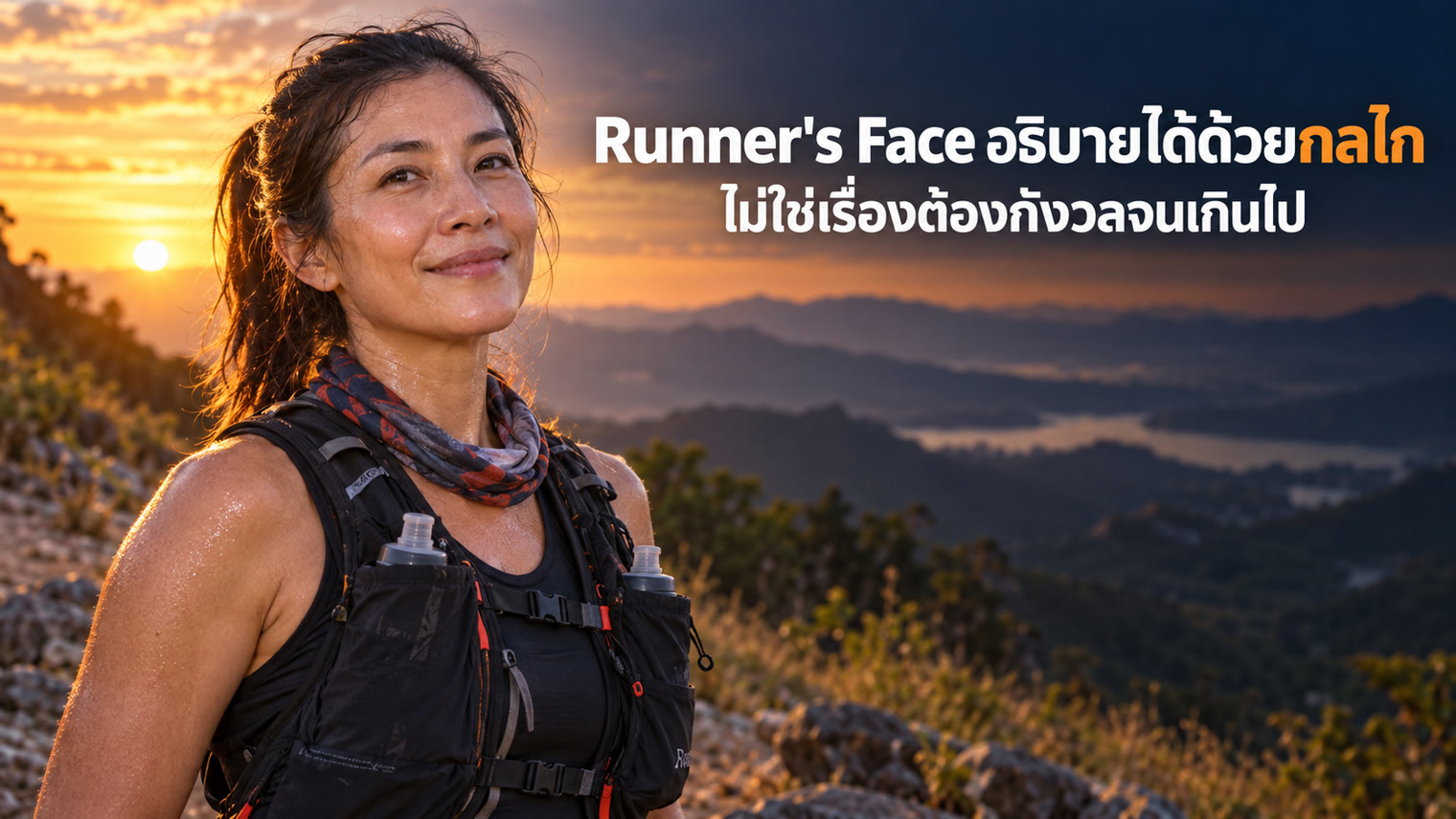 Runner's Face อธิบายได้ด้วยกลไก MMP-1 และ MMP-9 และป้องกันได้