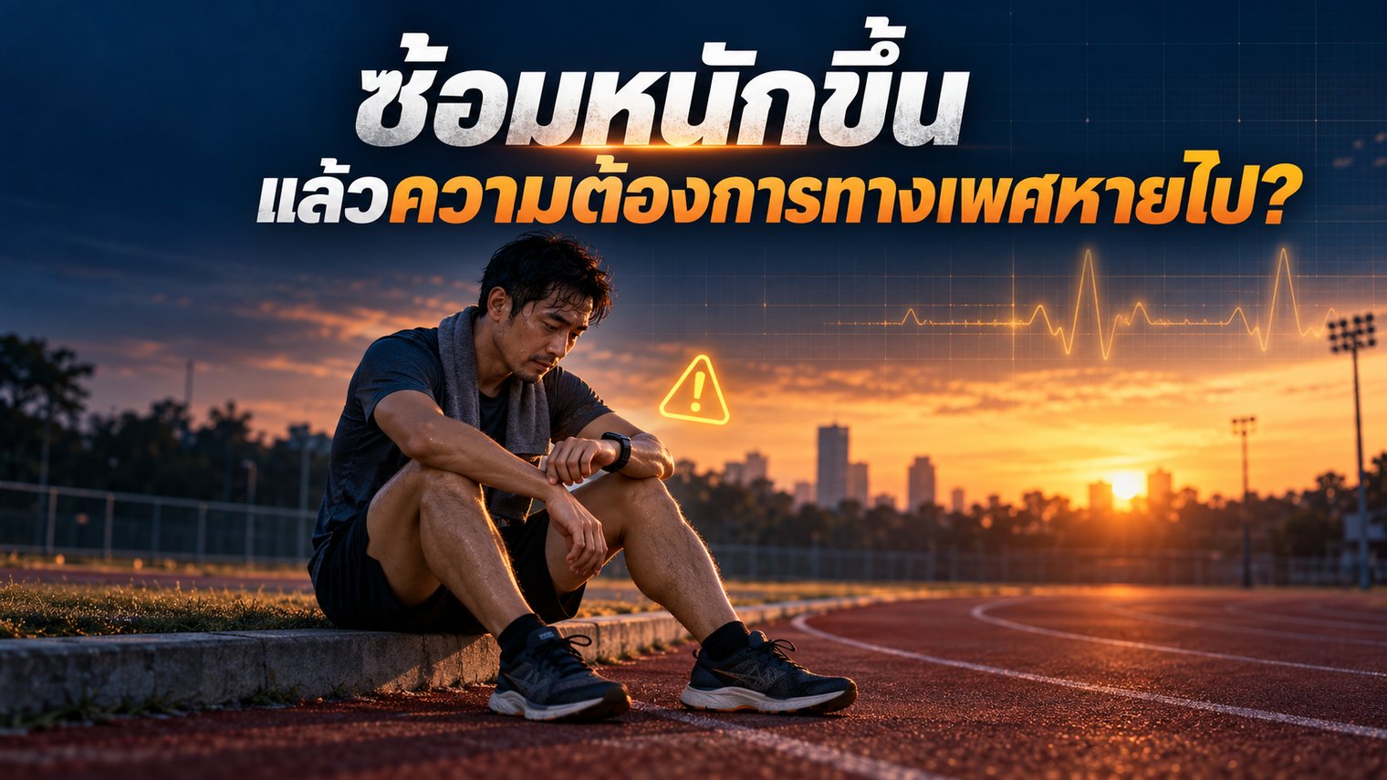 ซ้อมหนักขึ้น แล้วความต้องการทางเพศหายไป