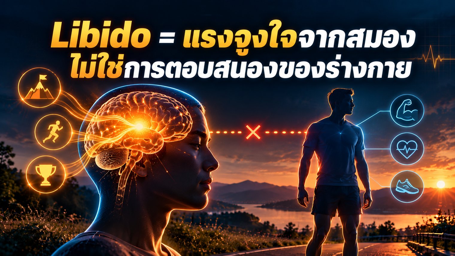 Libido คือแรงจูงใจจากสมอง ไม่ใช่การตอบสนองของร่างกาย