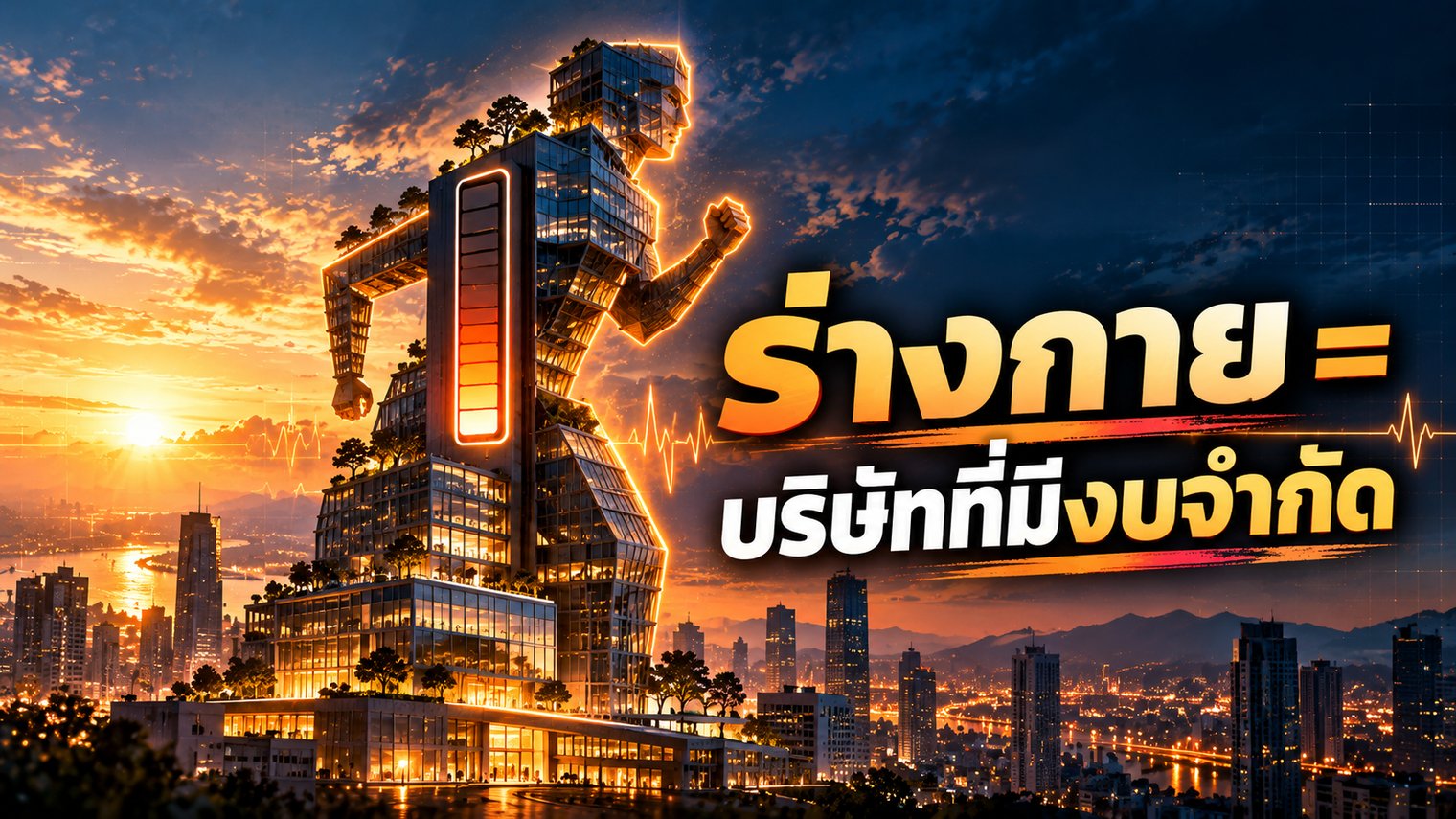 ร่างกายเหมือนบริษัทที่มีงบจำกัด