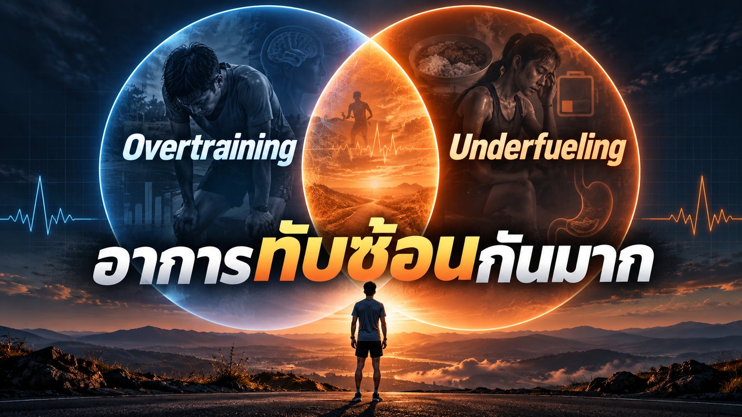 อาการ Overtraining กับ Underfueling ทับซ้อนกันมาก