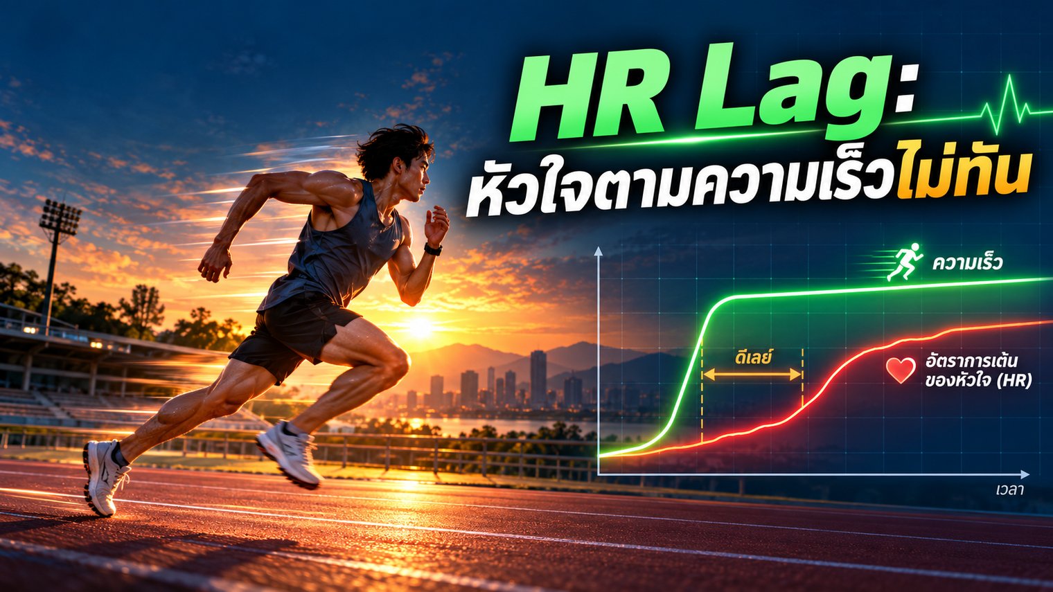 HR Lag หัวใจตามความเร็วไม่ทัน