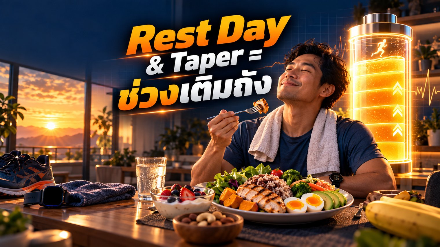 Rest Day และ Taper คือช่วงเติมถัง