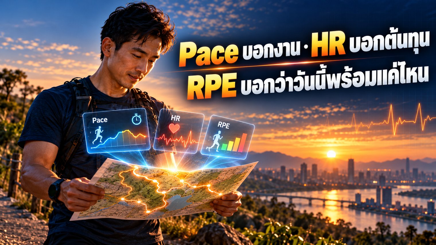 Pace บอกงาน HR บอกต้นทุน RPE บอกความพร้อม